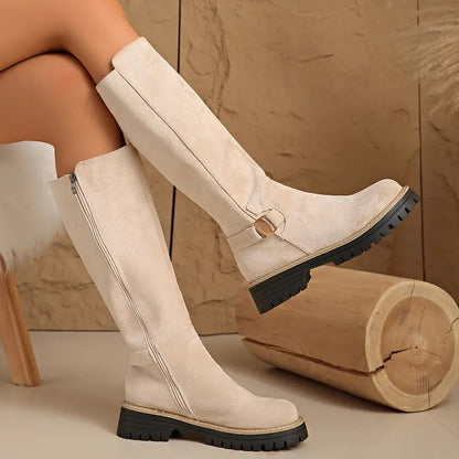 Botas Altas Daniella: Estilo Atrevido y Seguridad Invierno